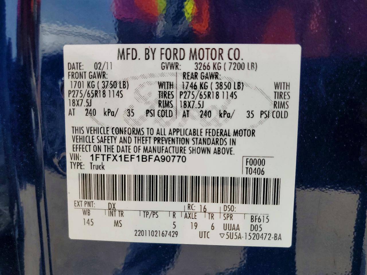 2011 FORD F150 SUPER CAB photo 25