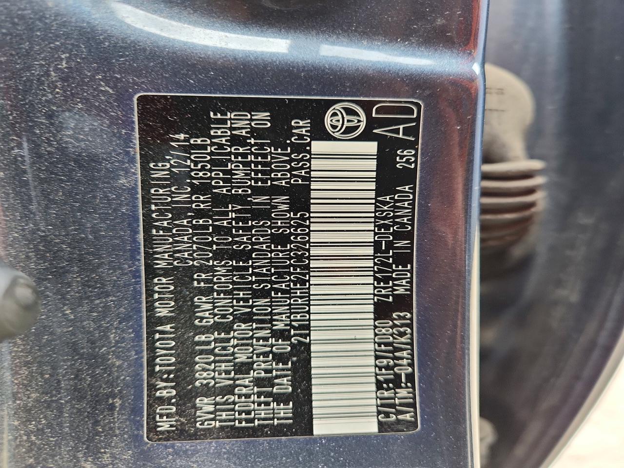 2015 TOYOTA COROLLA S PLUS photo 25