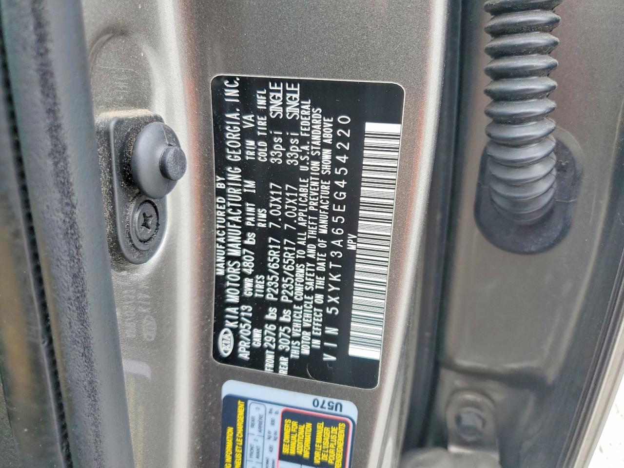 2014 KIA SORENTO LX photo 37