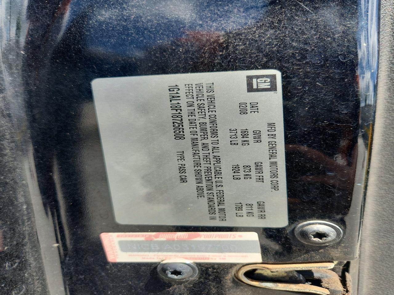 2008 CHEVROLET COBALT LT photo 25