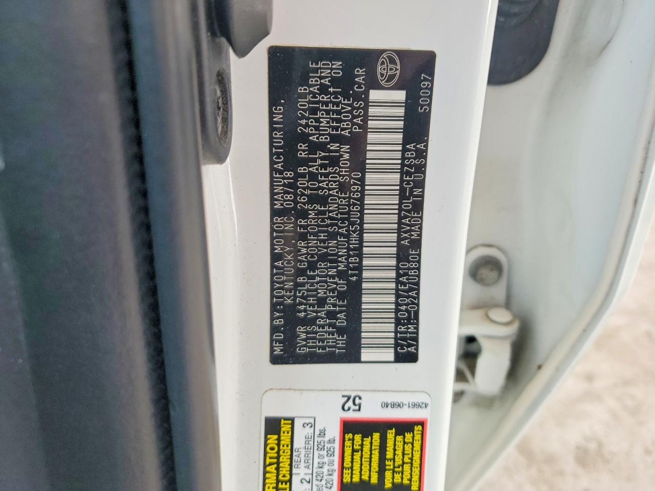 2018 TOYOTA CAMRY SE photo 25