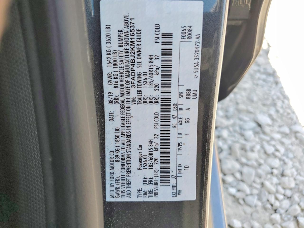 2019 FORD FIESTA SE photo 23