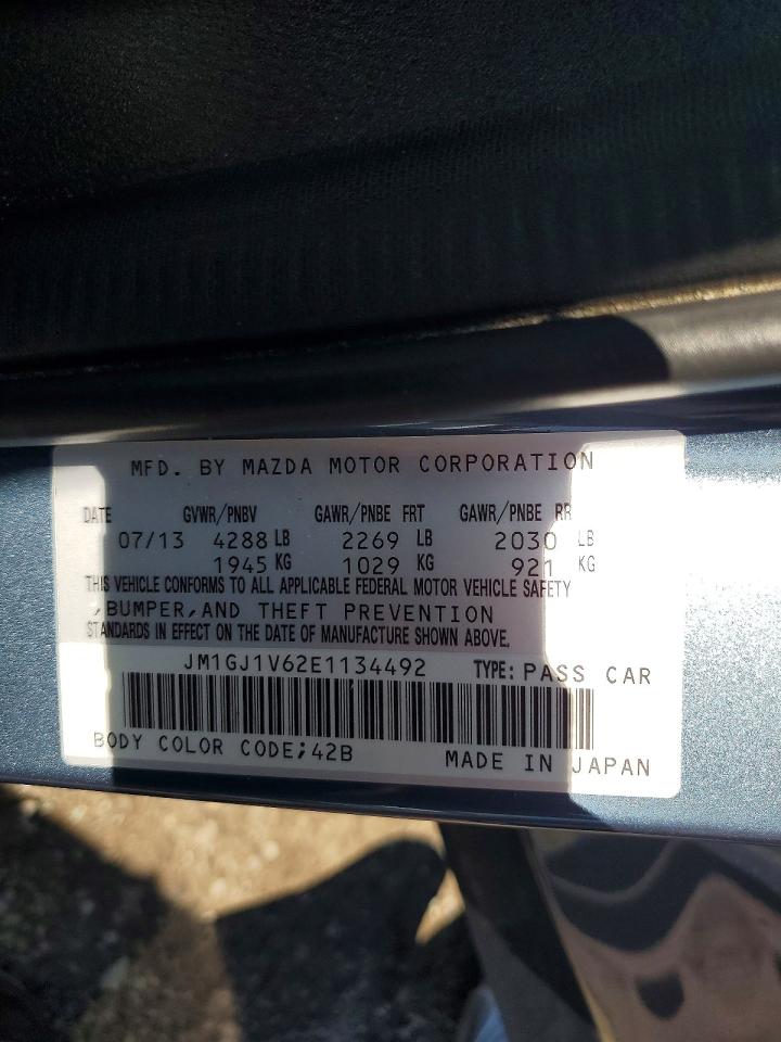 2014 MAZDA 6 TOURING photo 12