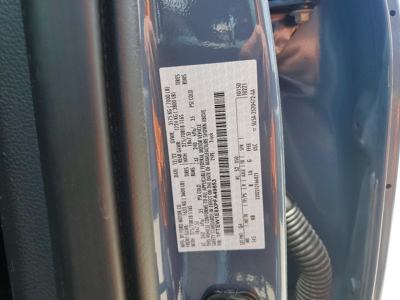 2023 FORD F150 SUPERCREW photo 34