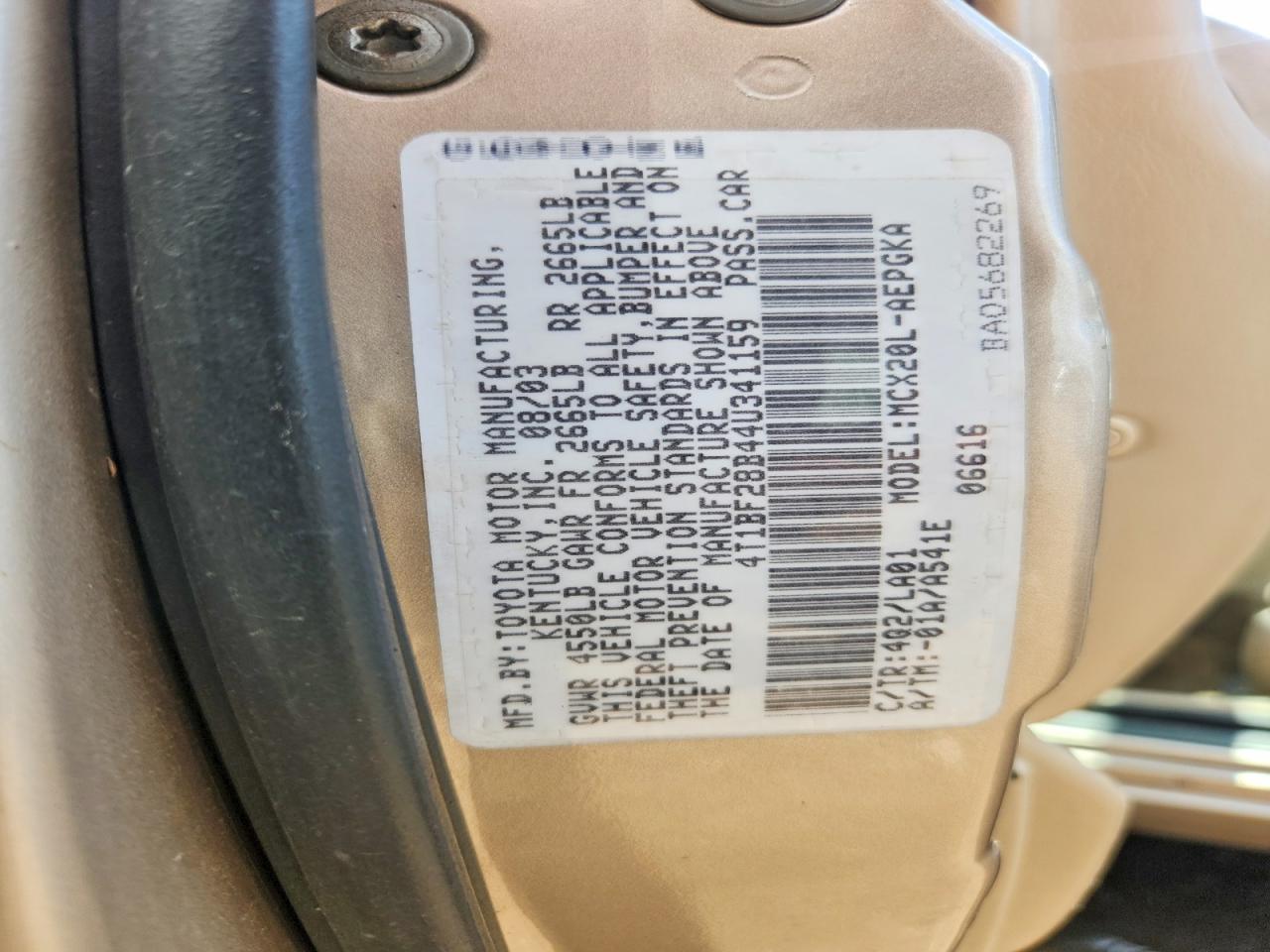 2004 TOYOTA AVALON XLS photo 34