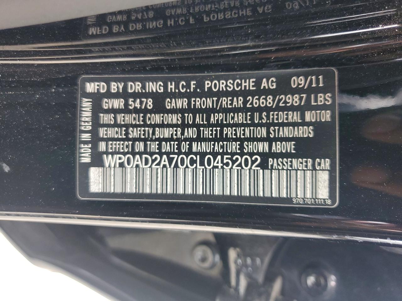 2012 PORSCHE PANAMERA S HYBRID photo 23