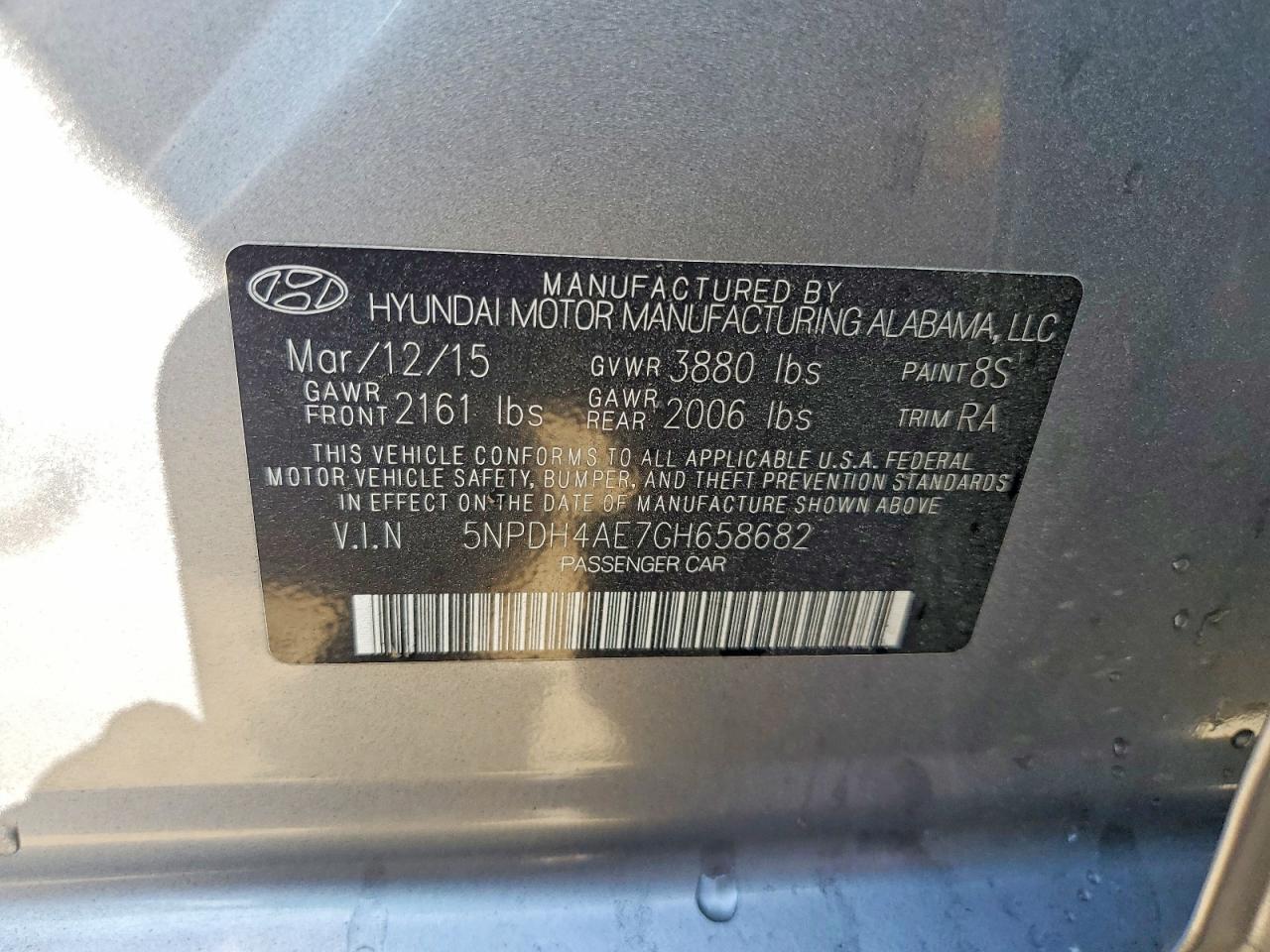 2016 HYUNDAI ELANTRA SE photo 23