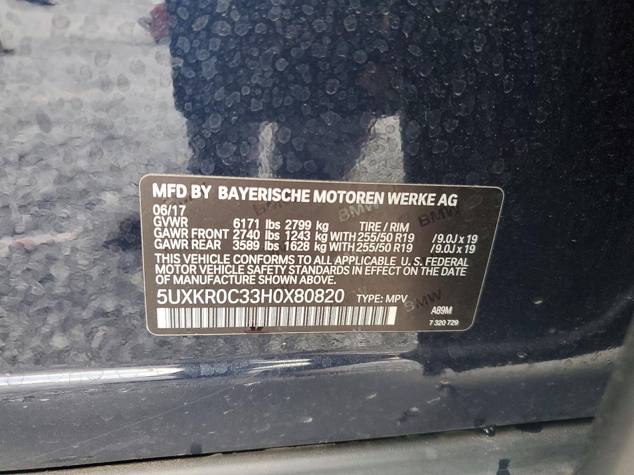 2017 BMW X5 XDRIVE35I photo 23