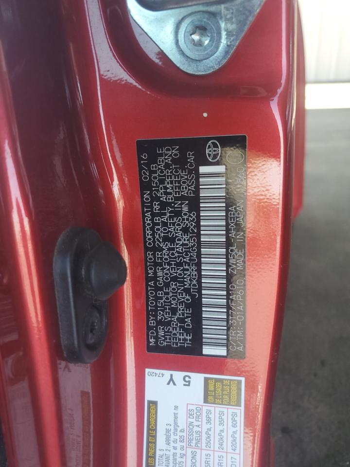 2016 TOYOTA PRIUS photo 23