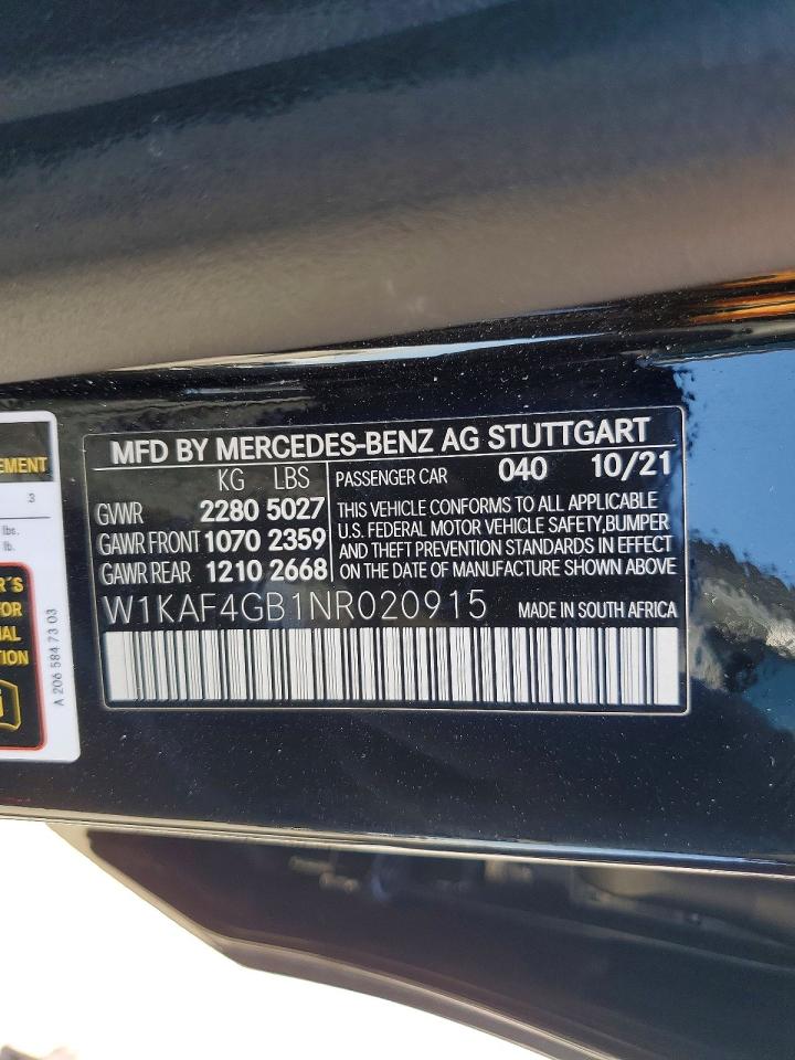 2022 MERCEDES-BENZ C 300 photo 12