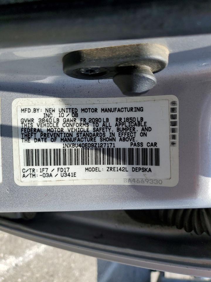 2009 TOYOTA COROLLA S photo 12