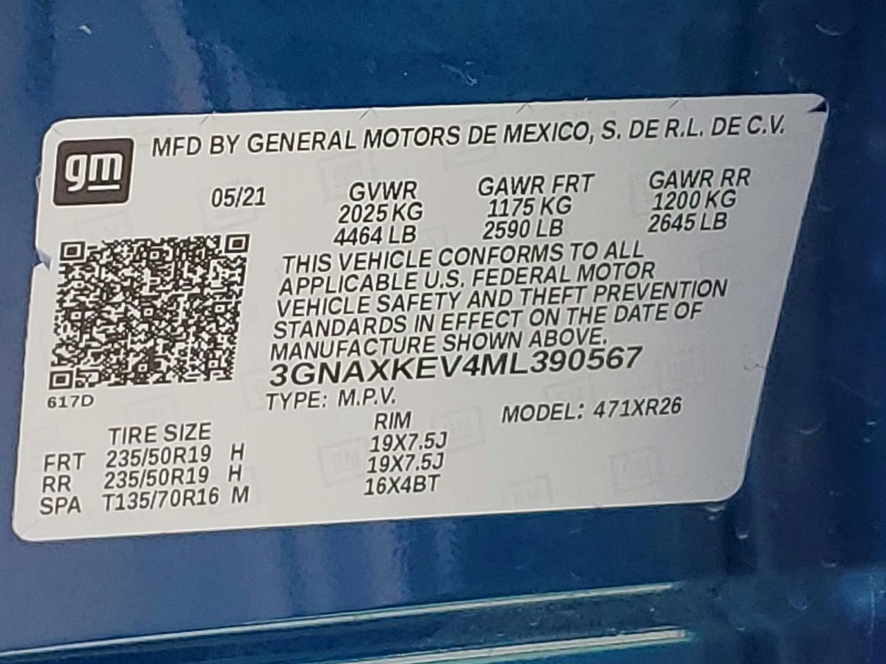 2021 CHEVROLET EQUINOX LT photo 13