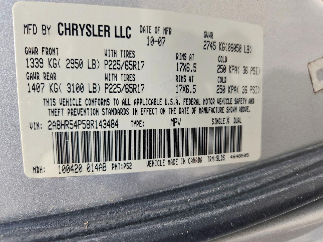 2008 CHRYSLER TOWN & COUNTRY TOURING photo 25