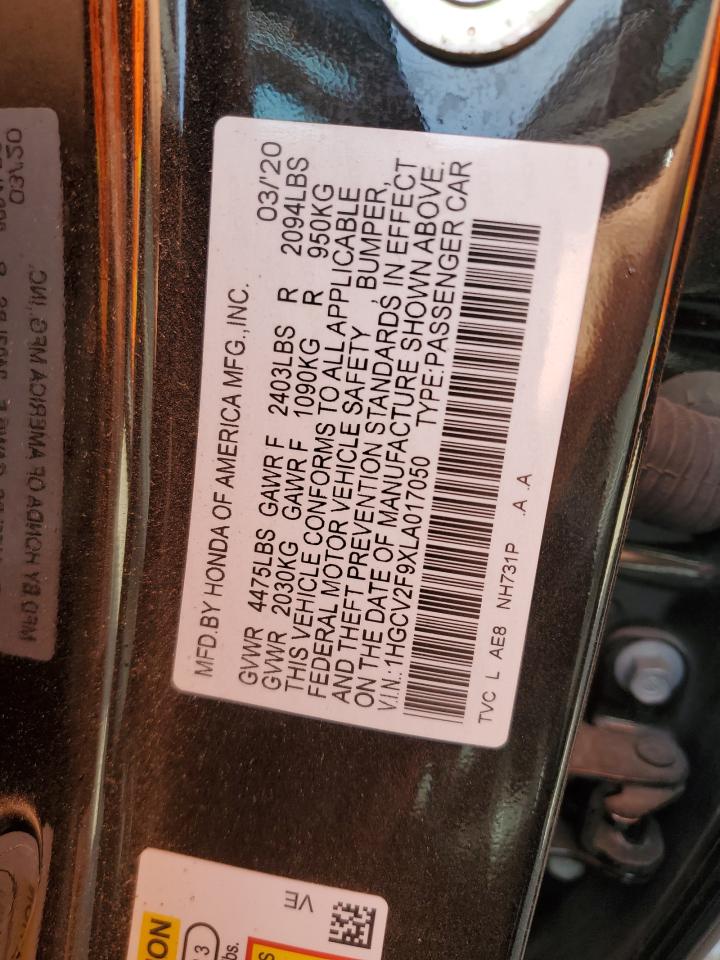 2020 HONDA ACCORD TOURING photo 23