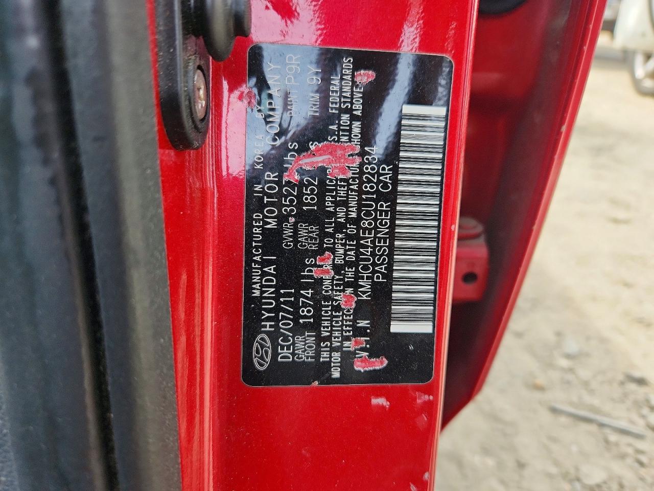 2012 HYUNDAI ACCENT GLS photo 34