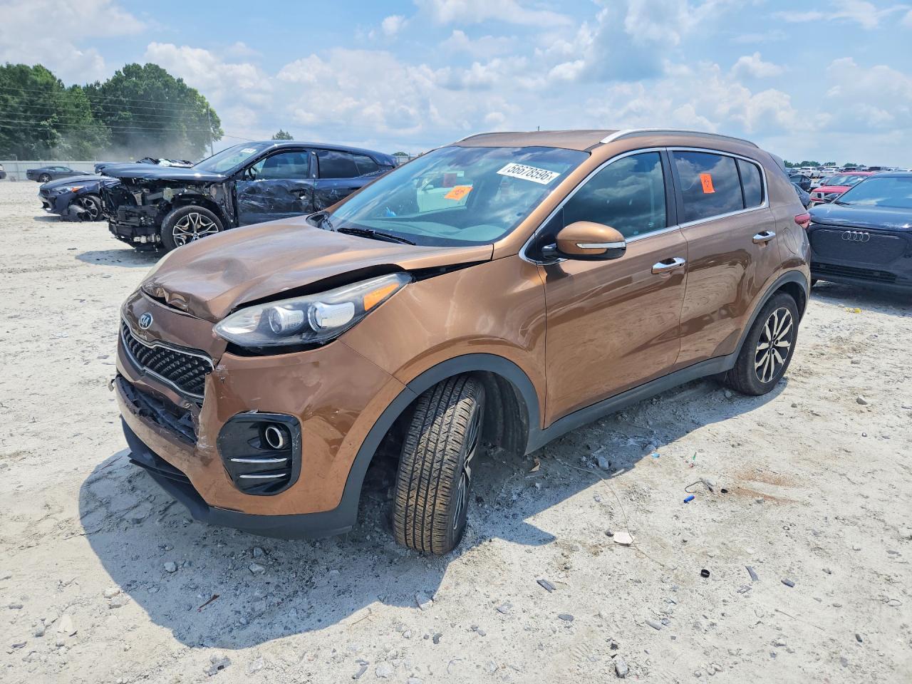2018 KIA SPORTAGE EX — FRONT END damage — photo 1