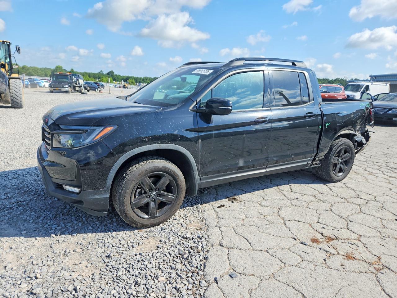 2022 HONDA RIDGELINE BLACK EDITION — REAR END damage — photo 1