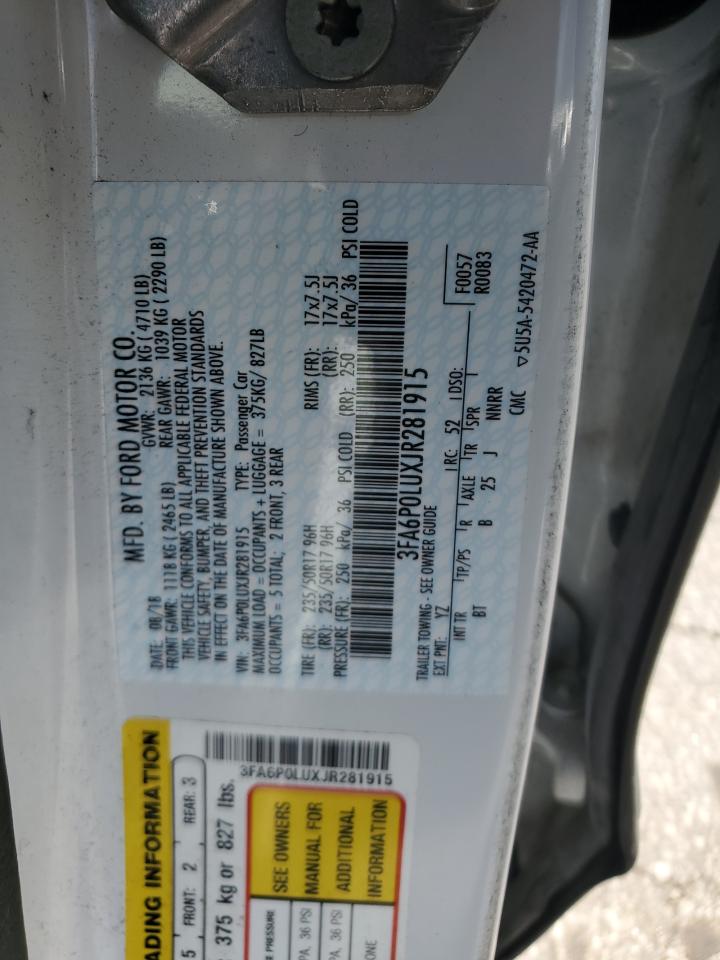 2018 FORD FUSION SE HYBRID photo 23