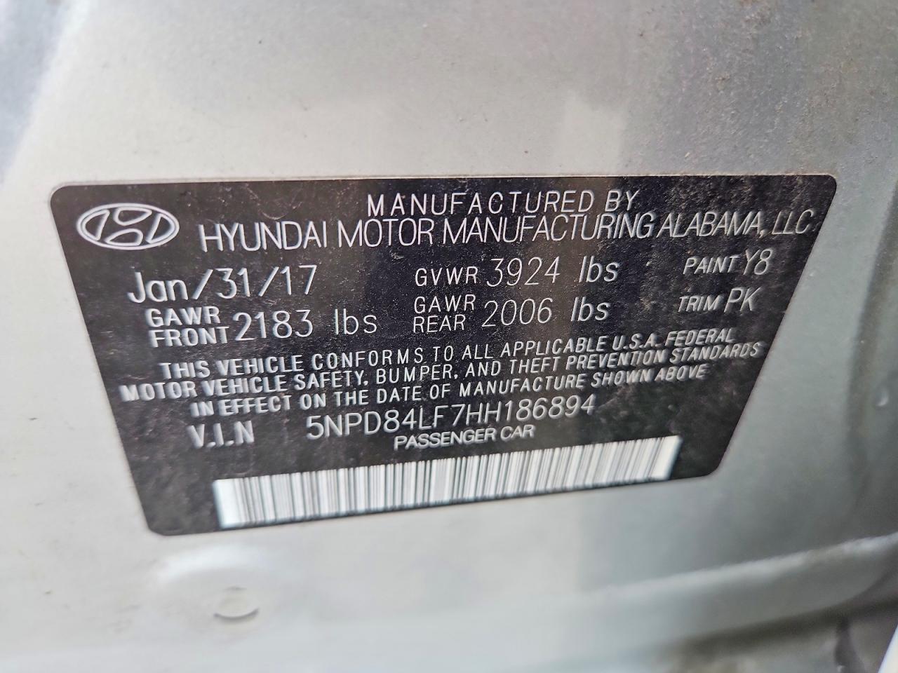 2017 HYUNDAI ELANTRA SE photo 23
