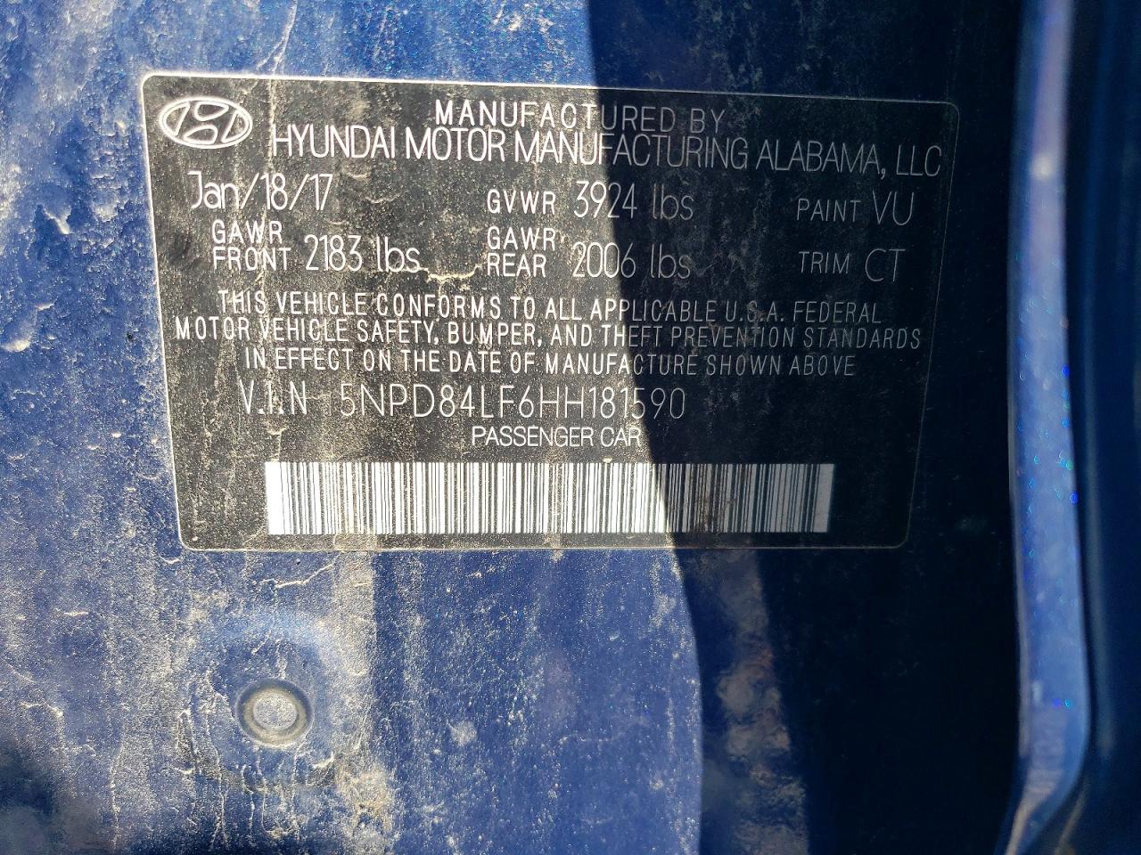 2017 HYUNDAI ELANTRA VALUE EDITION photo 12