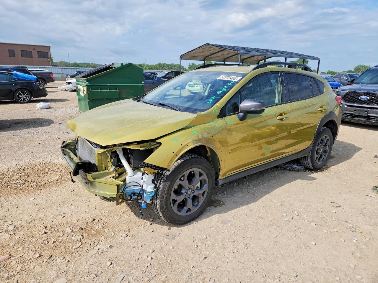 2023 SUBARU CROSSTREK SPORT — FRONT END damage — photo 1