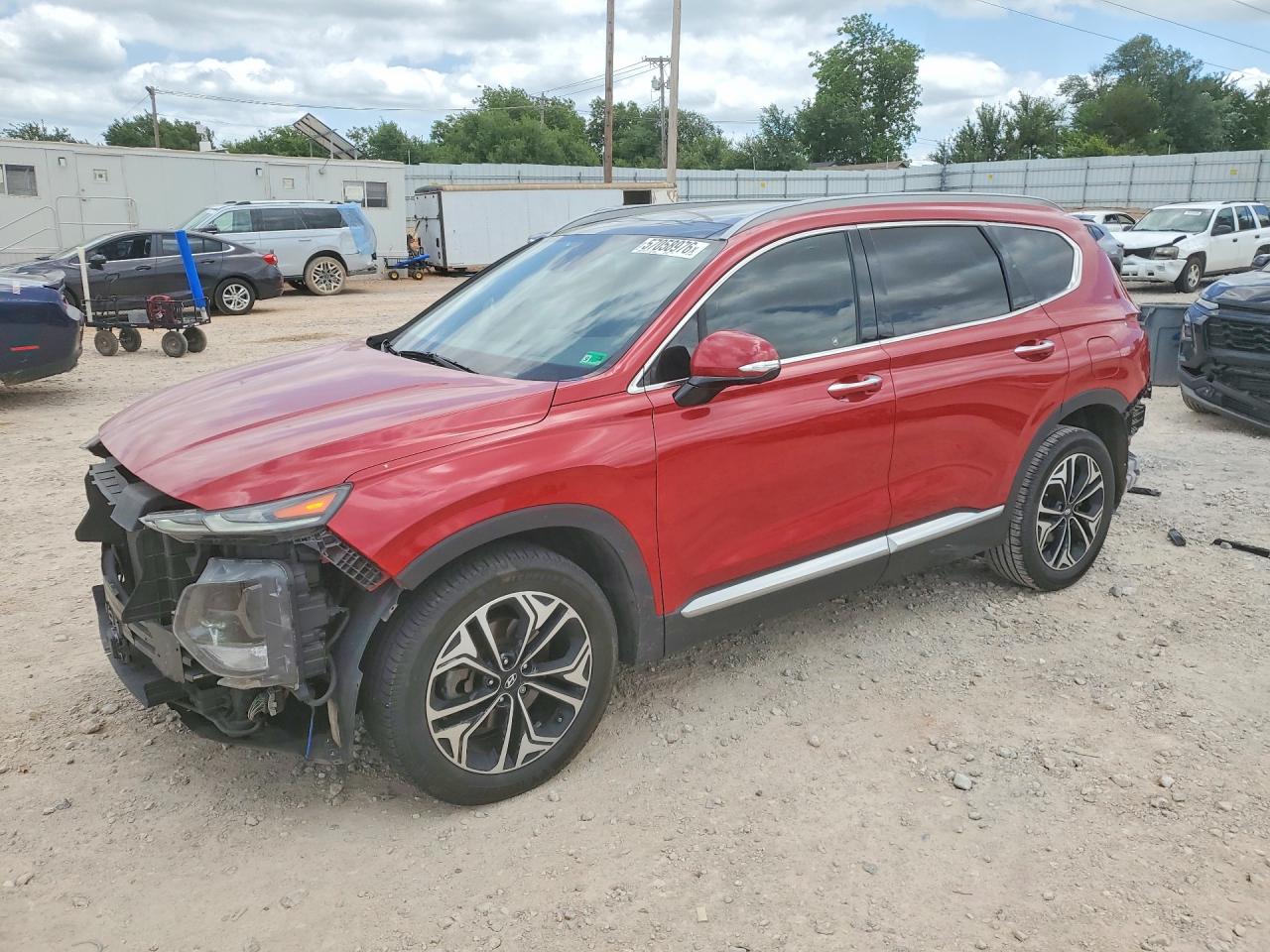2019 HYUNDAI SANTA FE ULTIMATE 2.0T — REAR END damage — photo 1