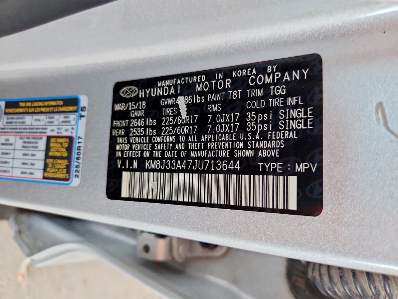 2018 HYUNDAI TUCSON SEL photo 27