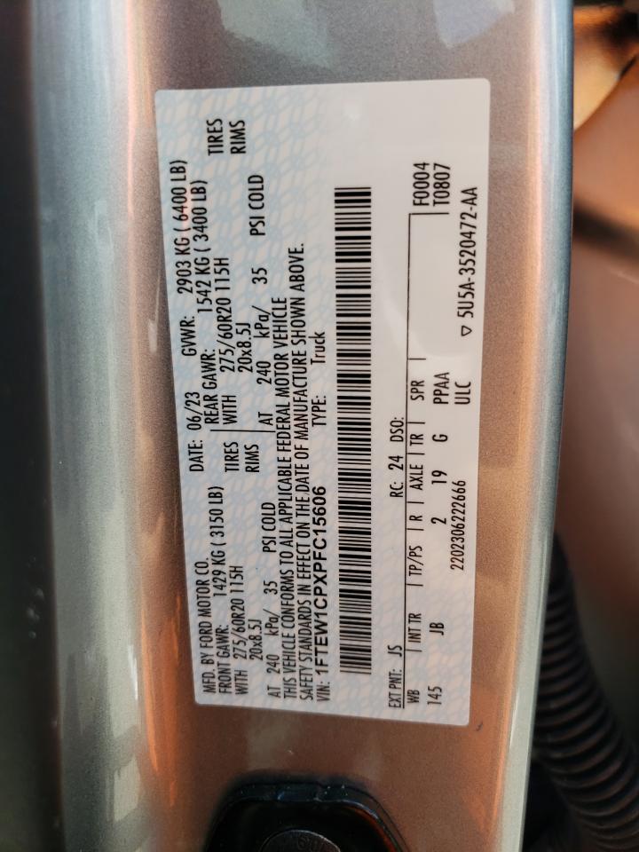 2023 FORD F150 SUPERCREW photo 34