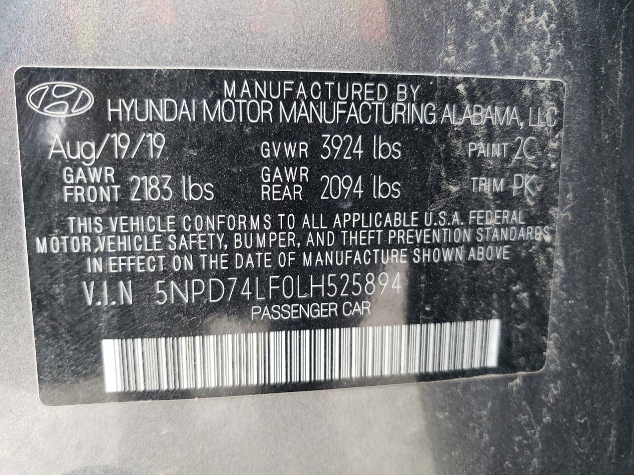 2020 HYUNDAI ELANTRA SE photo 23