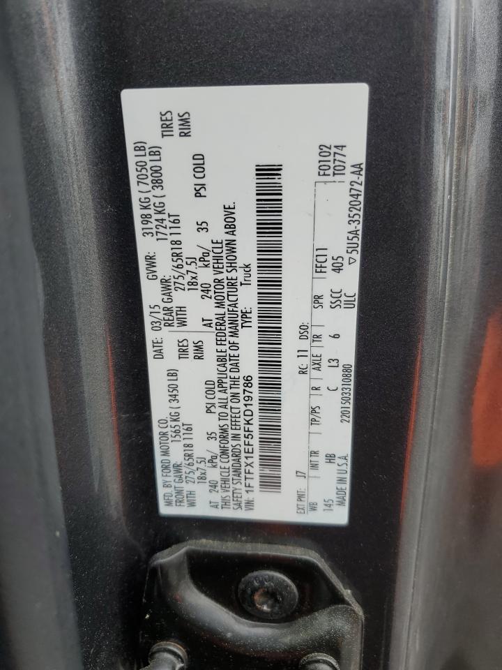 2015 FORD F150 SUPER CAB photo 12