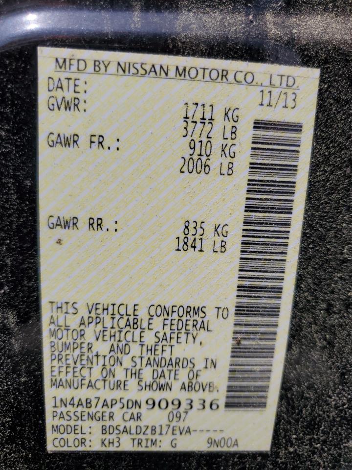 2013 NISSAN SENTRA S photo 23
