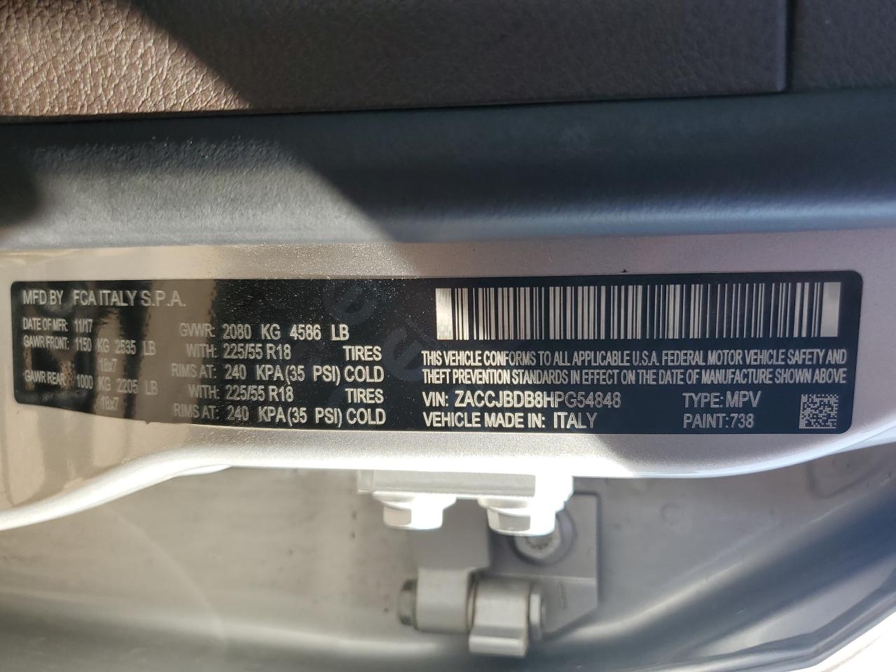 2017 JEEP RENEGADE LIMITED photo 37