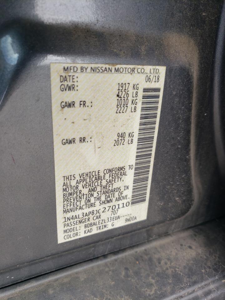 2018 NISSAN ALTIMA 2.5 photo 13