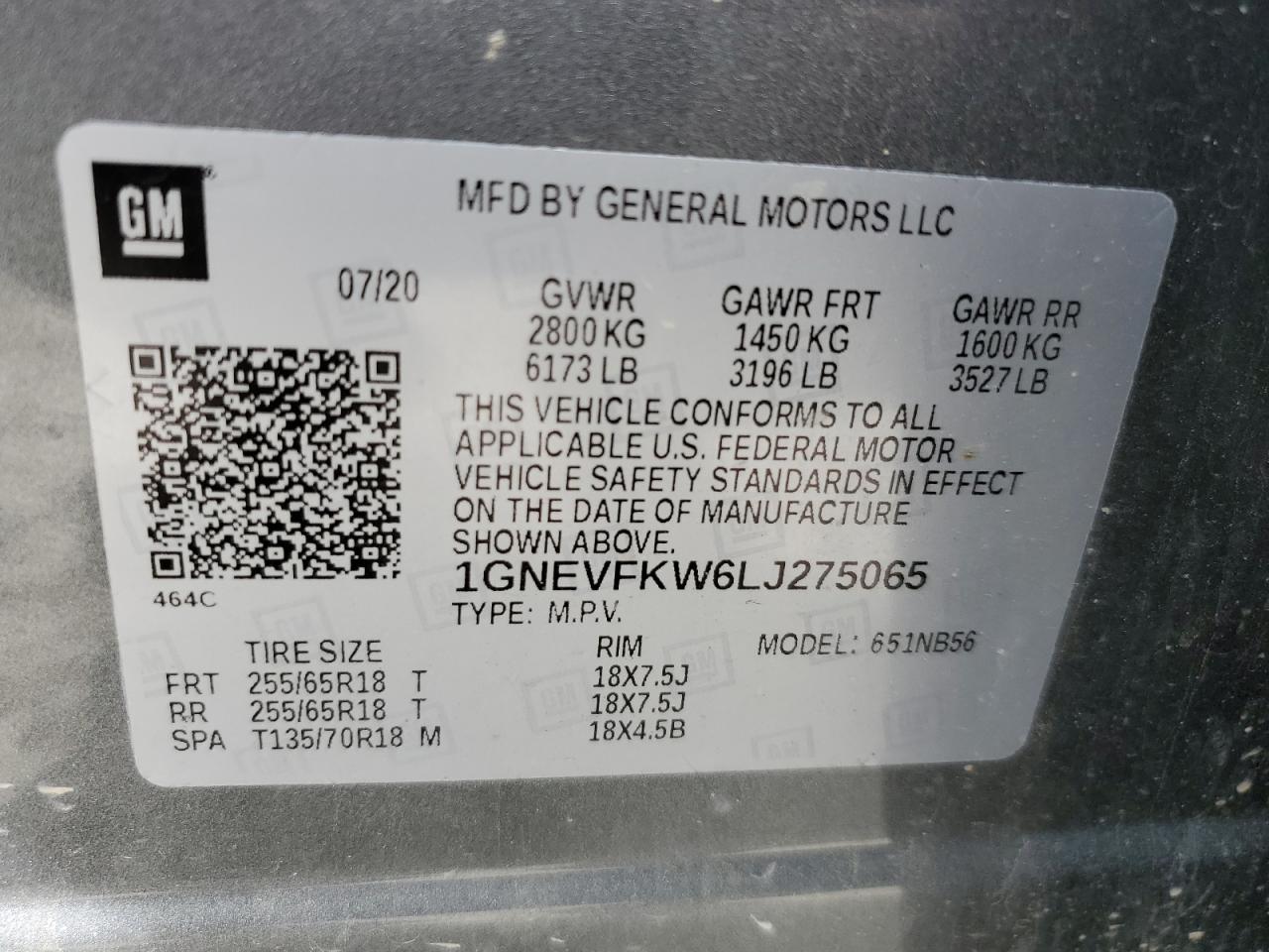 2020 CHEVROLET TRAVERSE LS photo 40