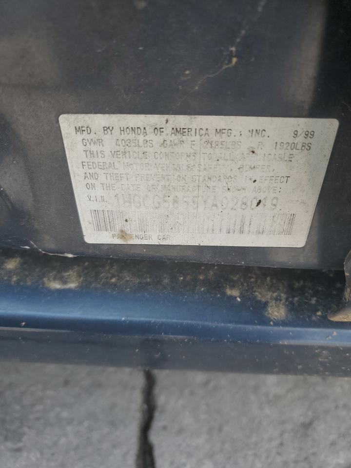 2000 HONDA ACCORD EX photo 12