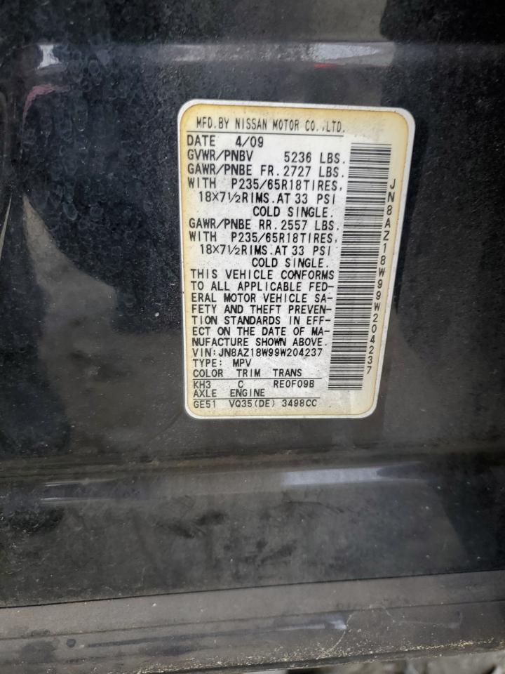 2009 NISSAN MURANO S photo 49