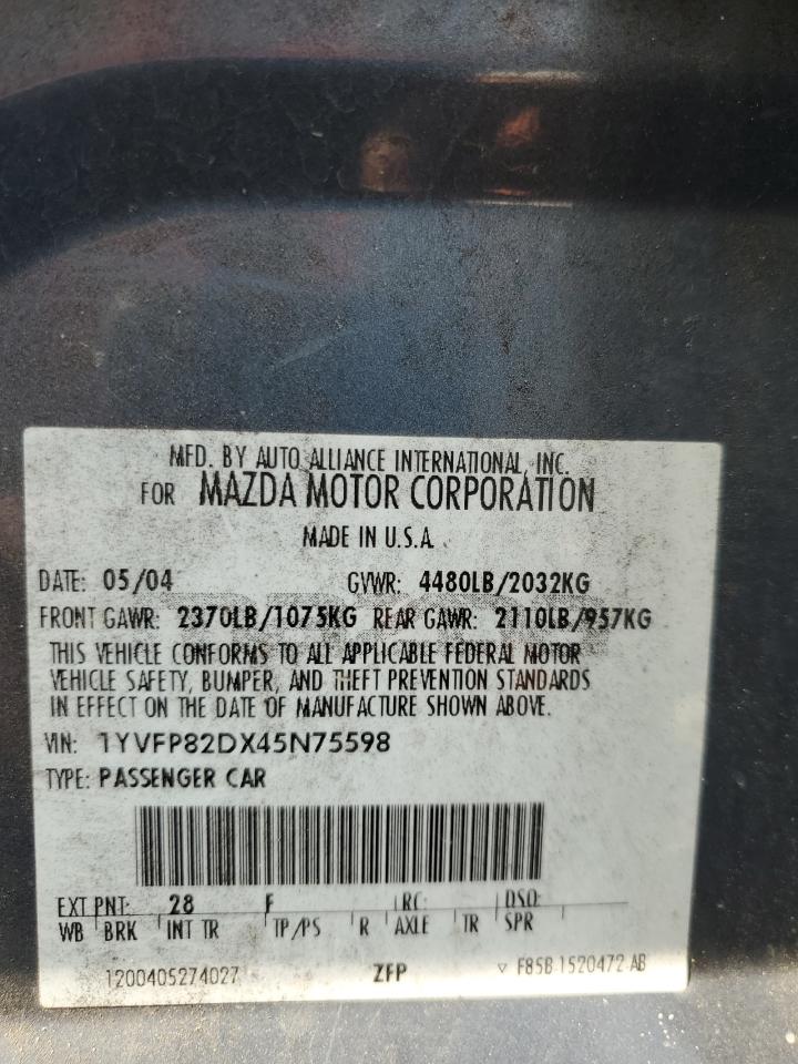 2004 MAZDA 6 S photo 34