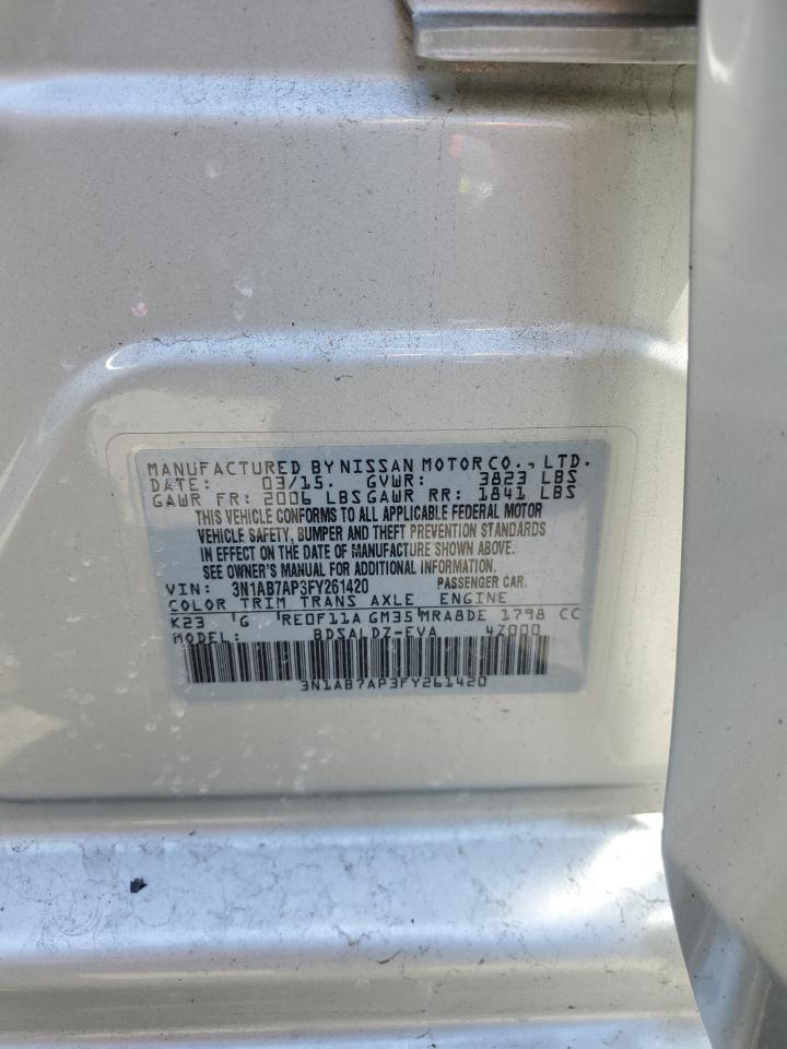2015 NISSAN SENTRA S photo 34