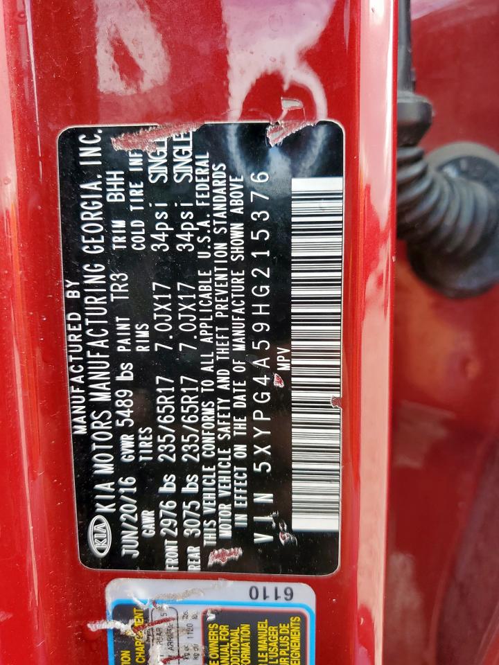 2017 KIA SORENTO LX V6 photo 40