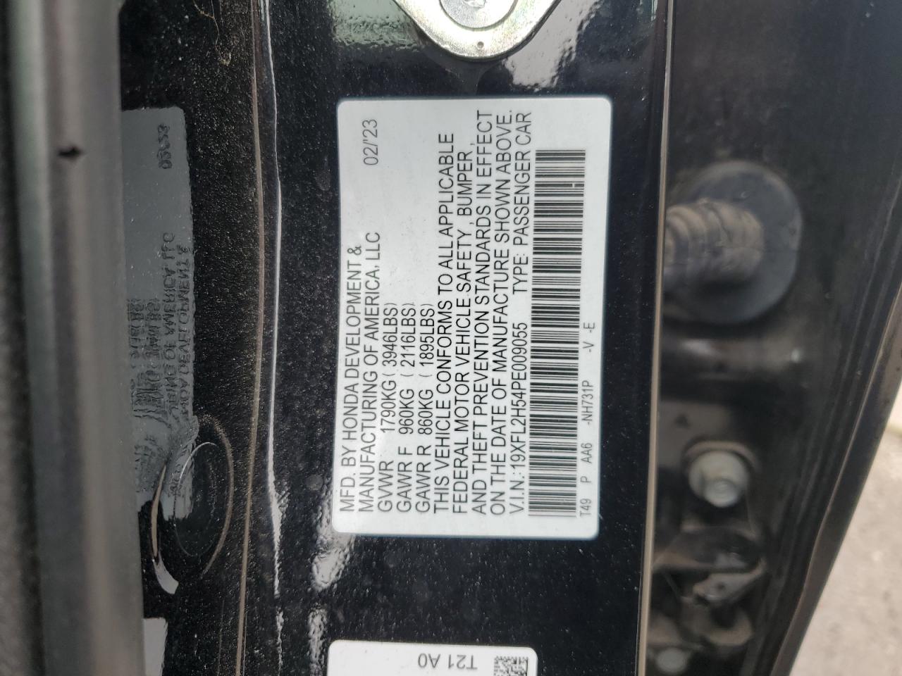 2023 HONDA CIVIC LX photo 23