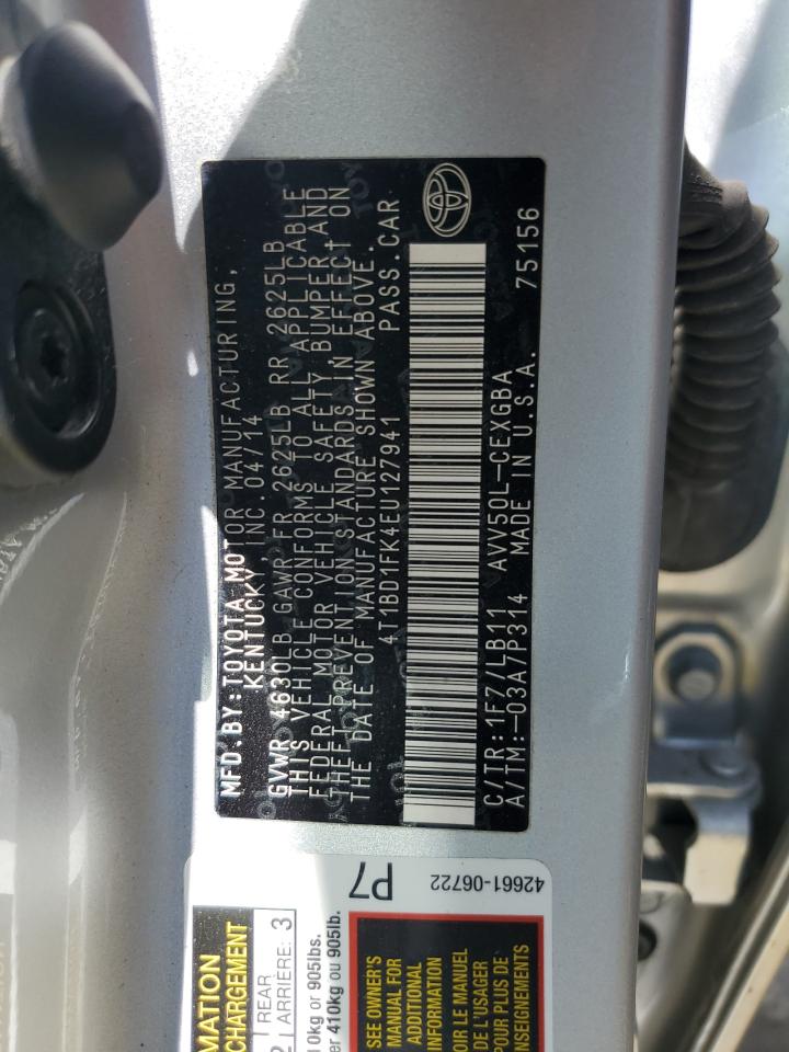 2014 TOYOTA CAMRY HYBRID photo 23