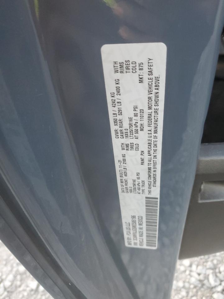 2021 RAM PROMASTER 3500 3500 HIGH photo 13