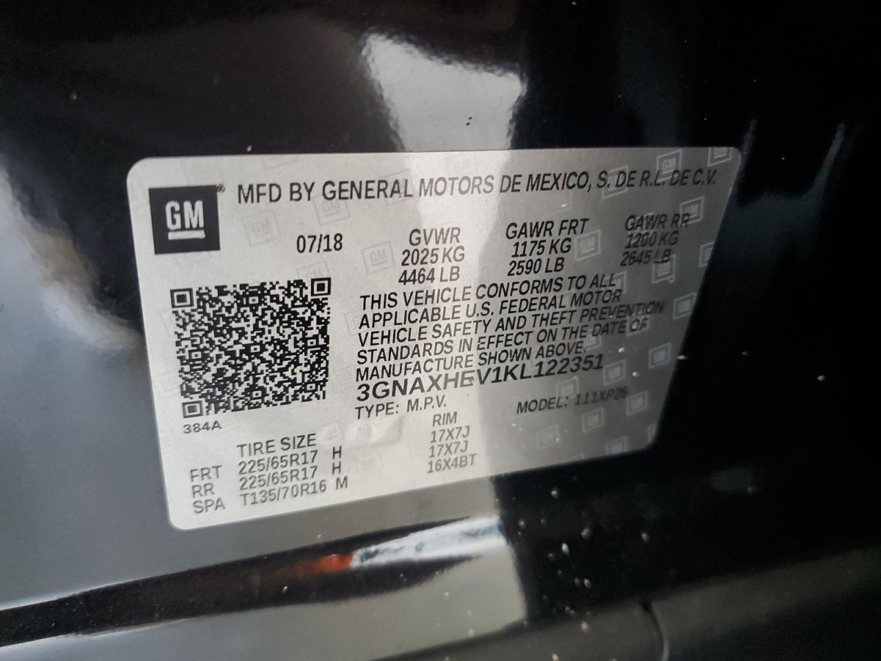 2019 CHEVROLET EQUINOX LS photo 25