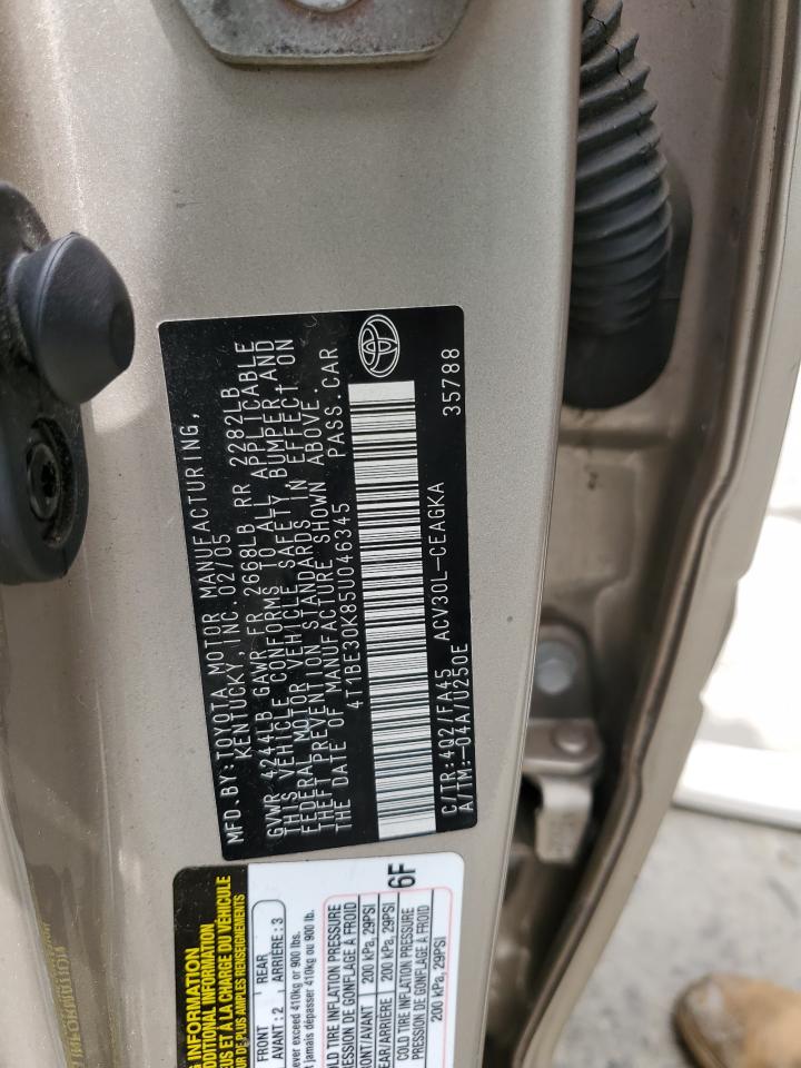 2005 TOYOTA CAMRY LE photo 12