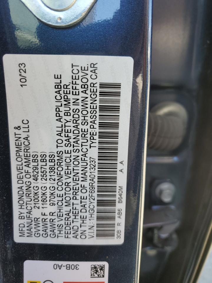 2024 HONDA ACCORD HYBRID EXL photo 13