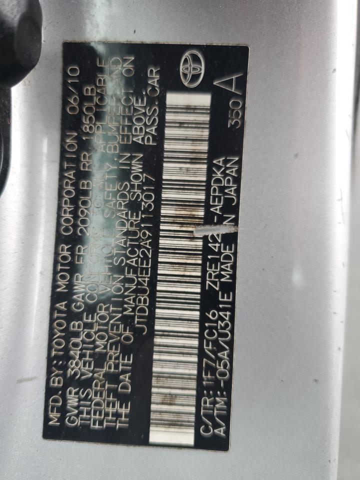 2010 TOYOTA COROLLA BASE photo 13