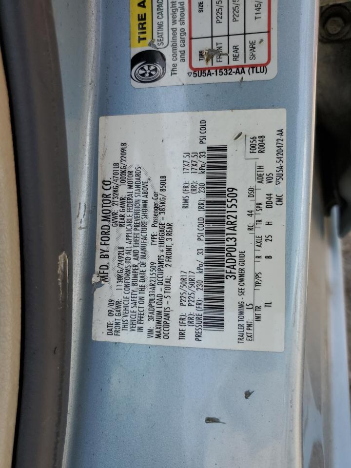 2010 FORD FUSION HYBRID photo 12