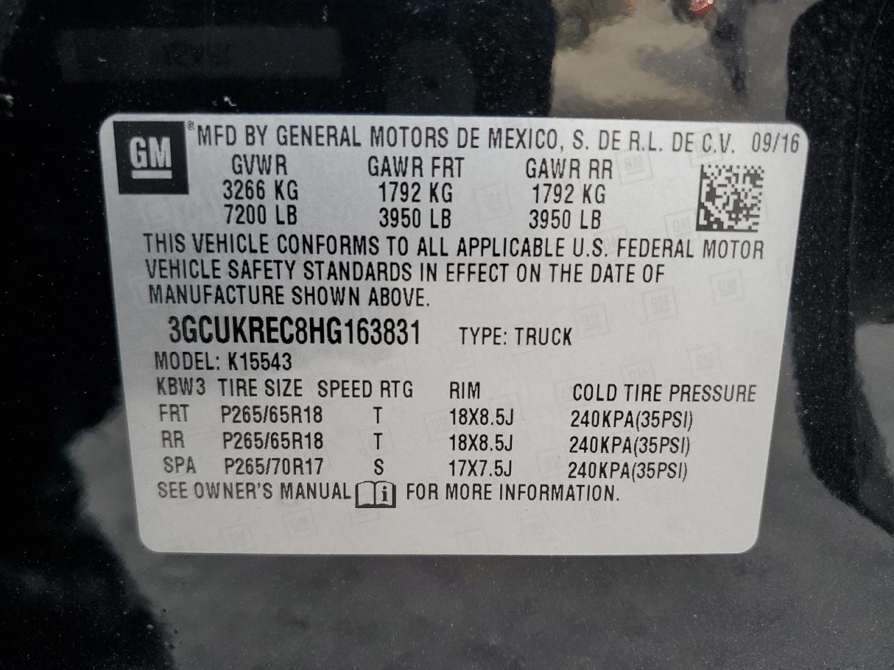 2017 CHEVROLET SILVERADO K1500 LT photo 34