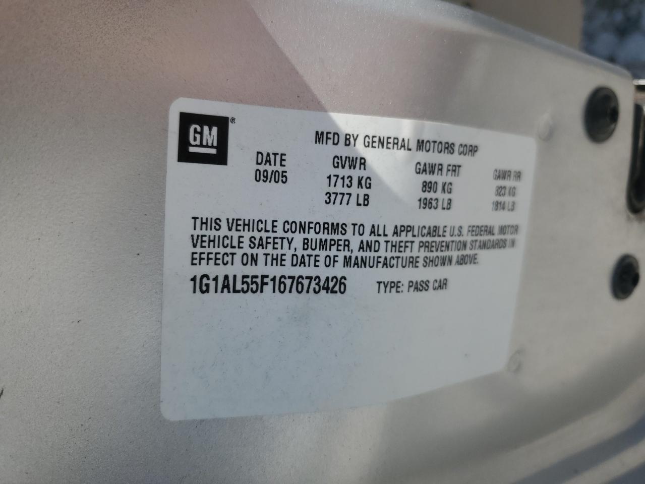 2006 CHEVROLET COBALT LT photo 12