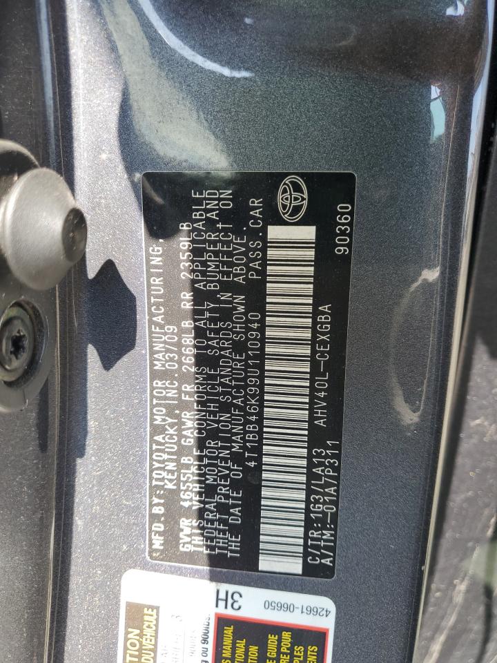 2009 TOYOTA CAMRY HYBRID photo 13